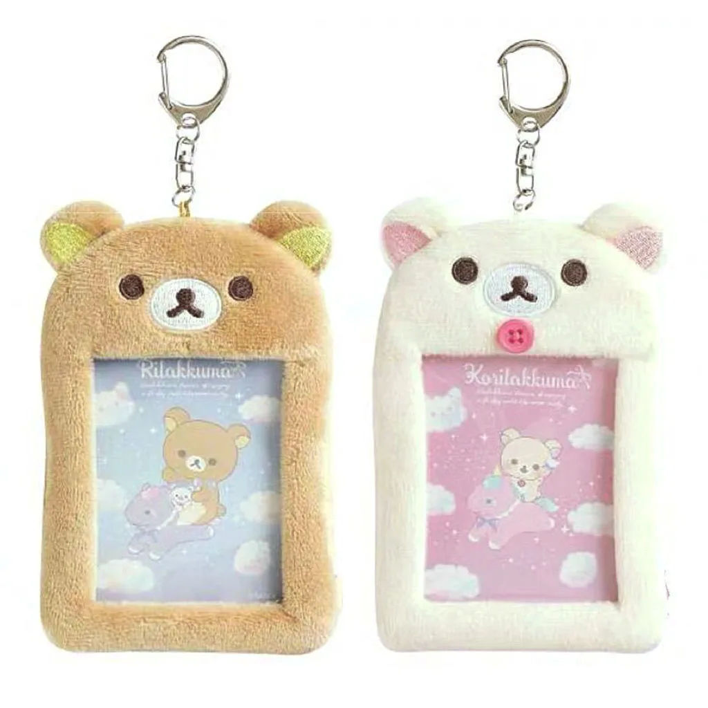 Новый милый медведь Rilakkuma Korilakkuma плюшевый брелок-талисман зажим для