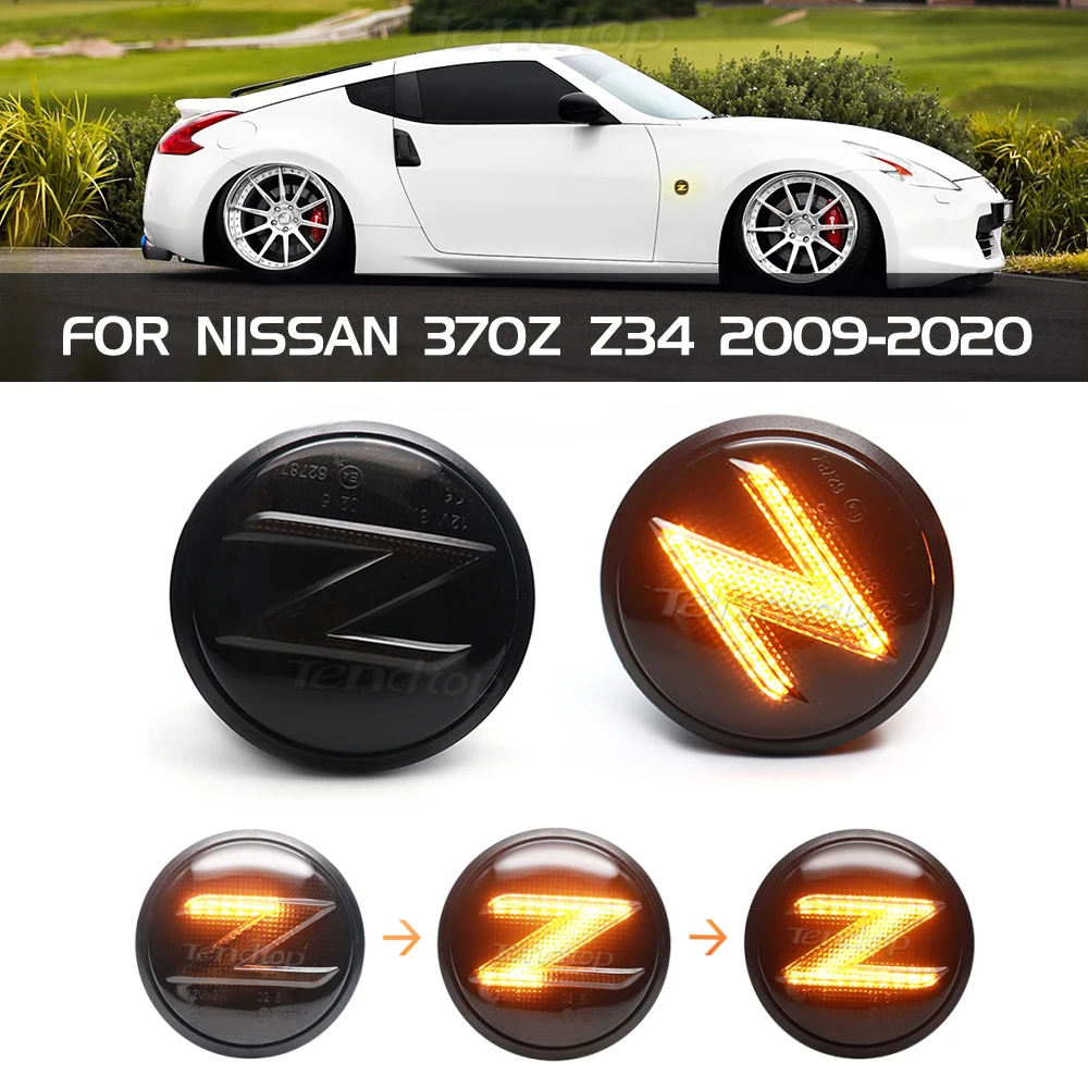 

Динамический фонарь поворота для Nissan 370Z Coupe Z34 NISMO Roadster Fairlady Z 09-20