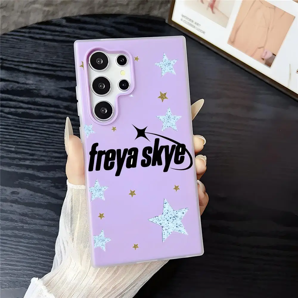 Фото Чехол для телефона Singer F-Freya Skyes для Samsung Galaxy S25 S24 S22 S23 Ultra S21 S20 Plus, матовый, противоударный, мягкий, с эффектом желе №5