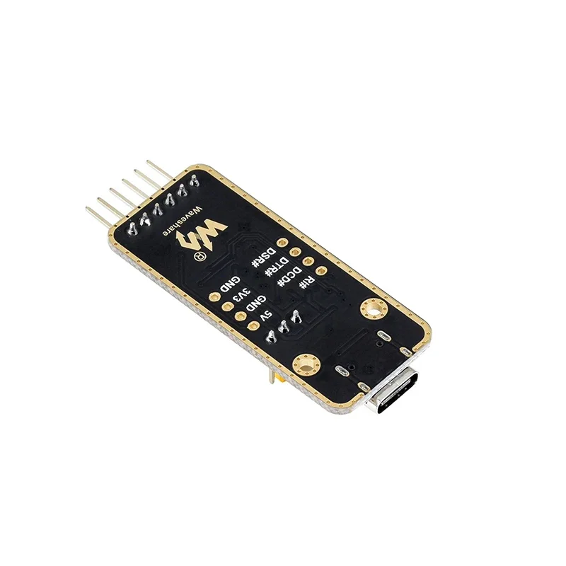 Модуль последовательного порта Microsnow CH343G USB-UART TTL с портами MicroMiniType-AType-C (art.: 3920da22784d2) - 3920da22784d2
