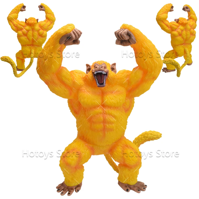 

38cm Dragon Ball Super Large Son Goku Kakarotto Great Ape Yellow Gorilla Theater Version Action Figures Model Collection Toys