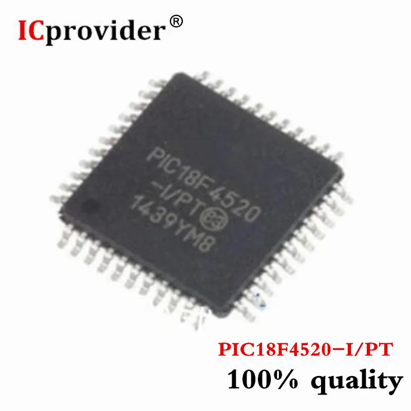 

5pcs PIC18F4520-I/PT QFP44 PIC18F4520 18F4520 TQFP44 IC MCU 8 бит 32 КБ FLASH TQFP-44 чипсет