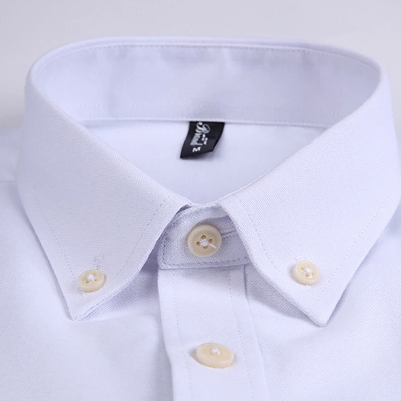 Spring and autumn men's shirts long-sleeved solid color new business casual non-iron wrinkle-resistant cotton slim-fit shirt