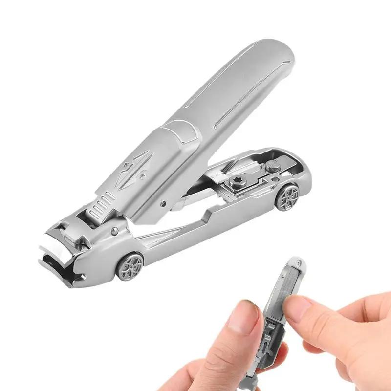 

Anti-Splash Nail Clippers Creative Car Styling Fingernail And Toenail Clippers Cutters Effortless Stainless Steel Nail Clippers