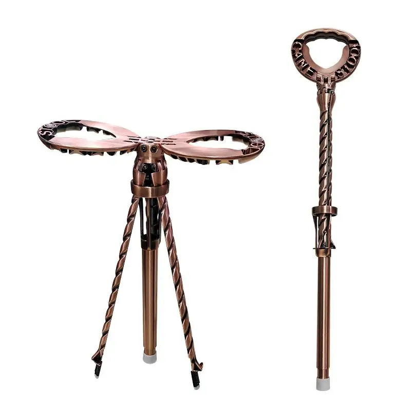 For Elderly Walking Outdoors Climbing Stool Foldable Trekking Poles For Out