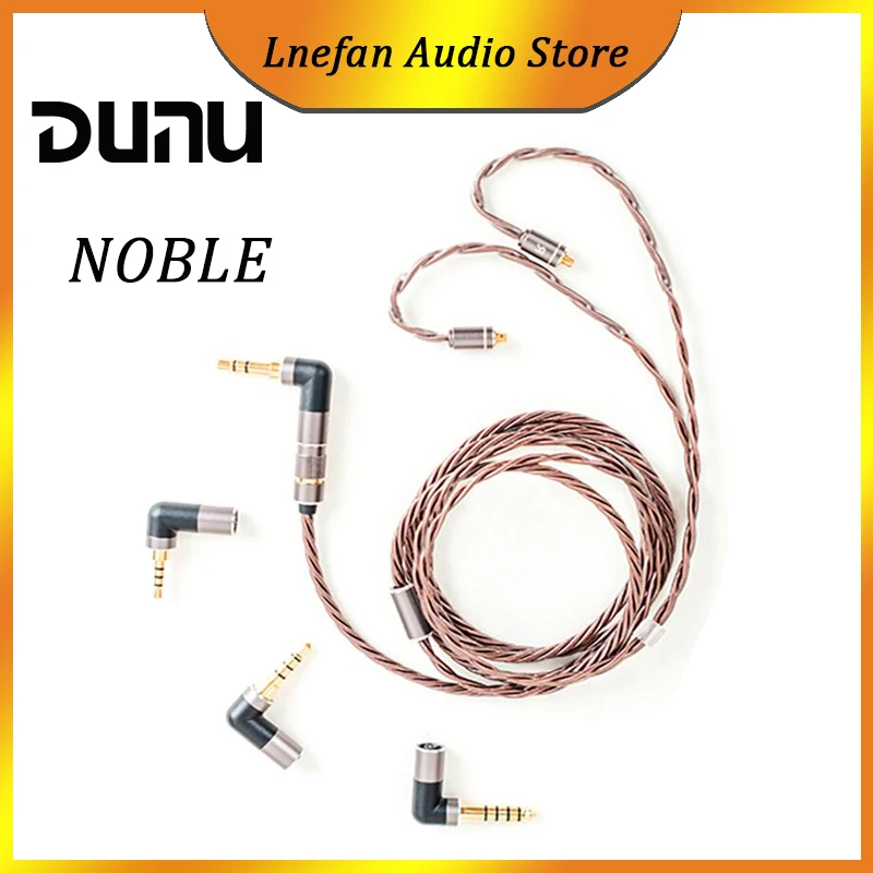 

DUNU благородный кабель для наушников 2,5 4,4 3,5 мм односторонний сбалансированный кабель для наушников MMCX 0,78 Pin QDC универсальный стандарт MMCX