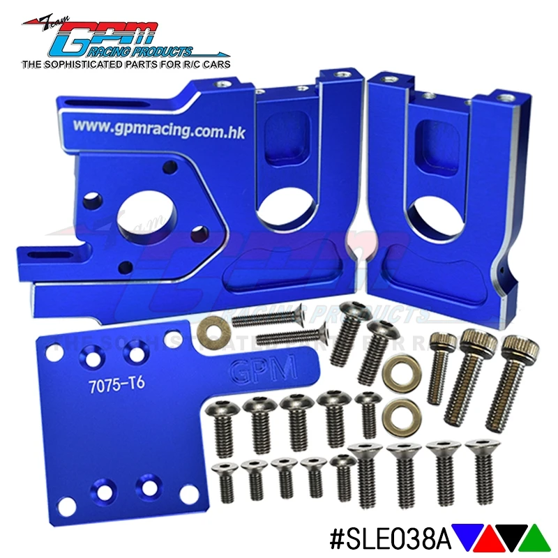 Алюминиевая быстросъемная база двигателя GPM 7075-T6 для саней TRAXXAS 1/8 95076-4