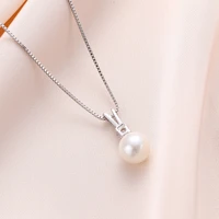 s925 sterling silver ladies necklace european pendant accessories beauty fashion ladies holiday gift