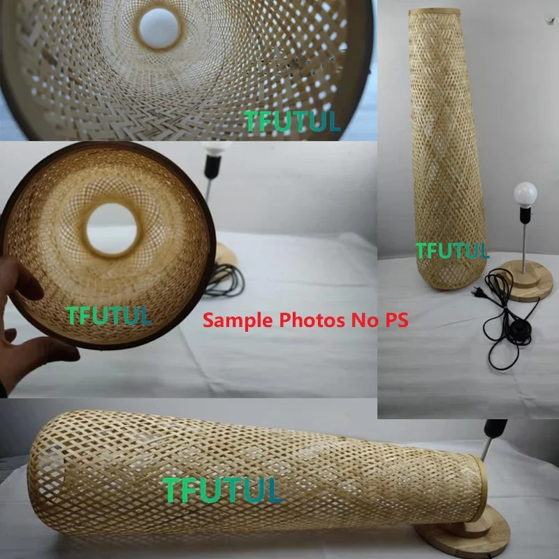 Southeast Asia Bamboo Wicker Rattan Floor Lamps Vase Light Fixture Standing Lamp for Living Room Nordic Style Home Decor | Лампы и
