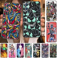 masked rider cartoon for oneplus nord n100 n10 5g 9 8 pro 7 7pro case phone cover for oneplus 7 pro 17t 6t 5t 3t case