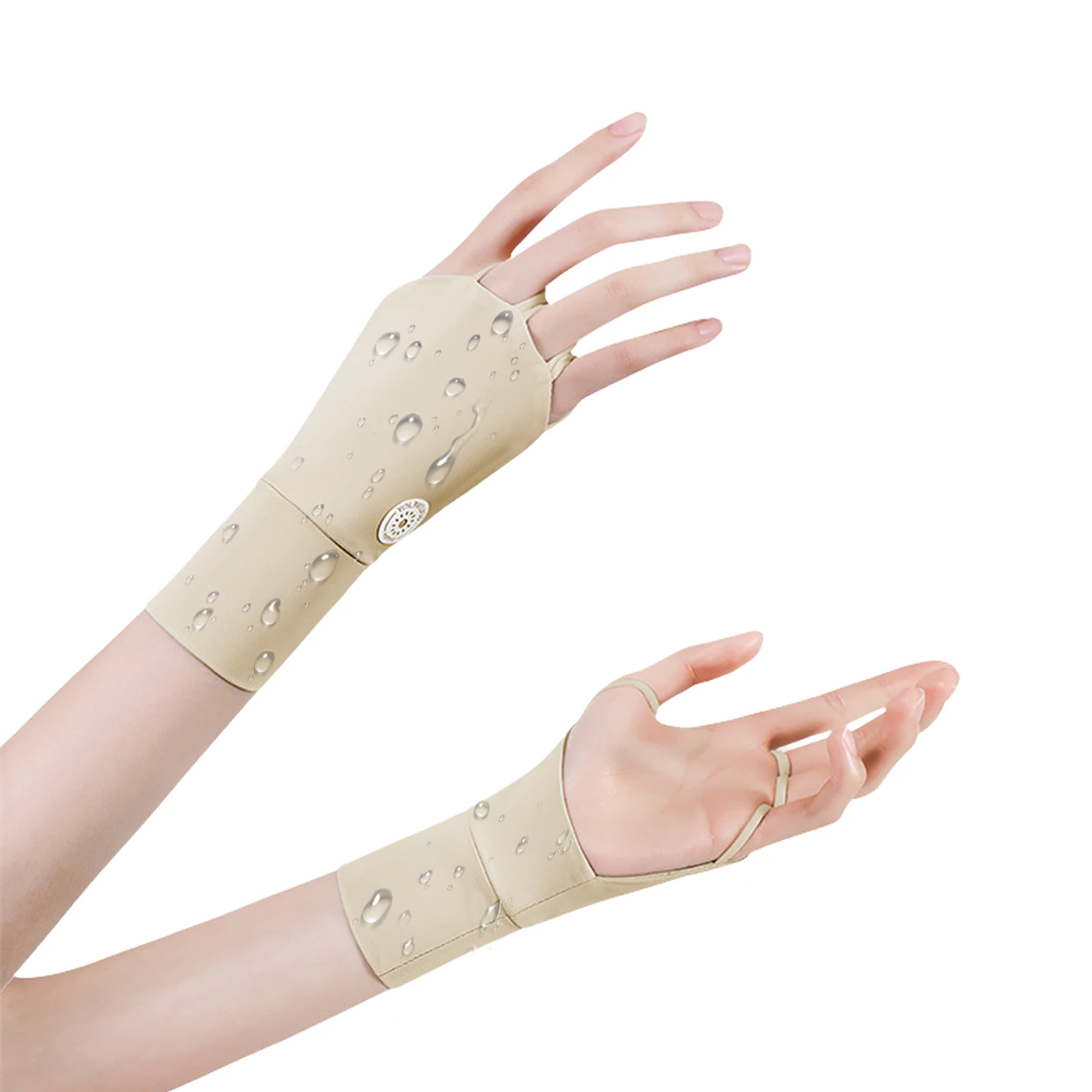 

Golf Ice Half Finger Gloves Golf Glove Sun UV Protector Open Palm For Maximum Gripping And Flexibility Sun Protection SPF For