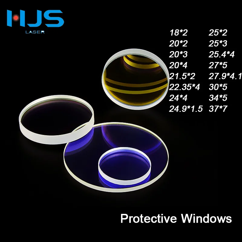 

Волоконно-лазерная защитная линза для окон, диаметр 18/20/24,5/27,9/30 для Raytools Bodor WSX, расходные материалы для лазерной режущей головки