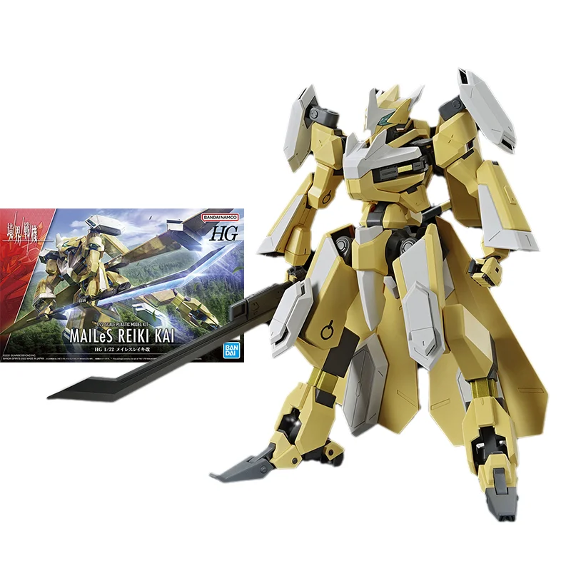 

Bandai Original Gundam Model Kit Anime Figure 1/72 MAILes REIKI KAI Action Figures Toys Collectible Ornaments Gifts for Children