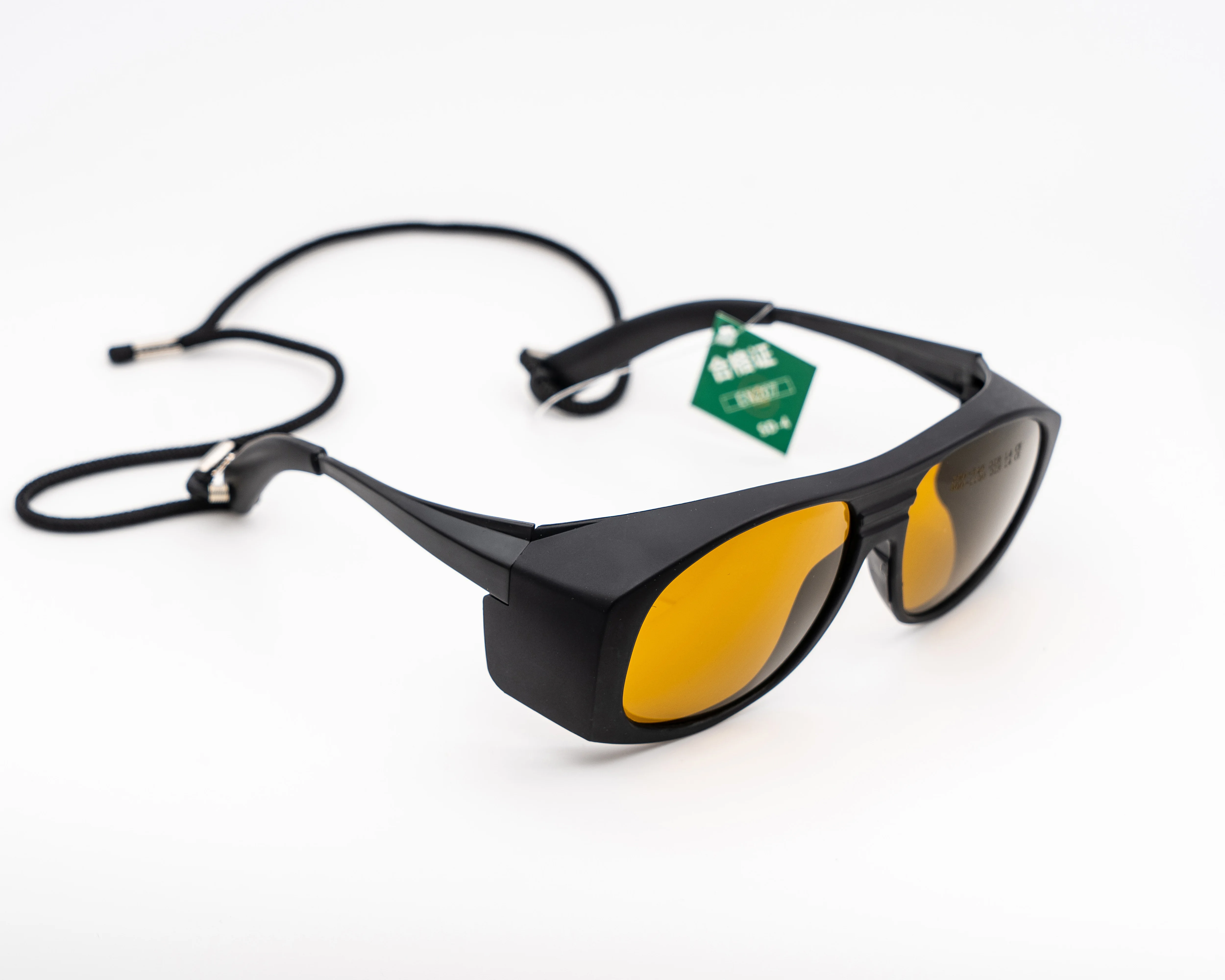 Очки для лазерной безопасности Nd YAG 532 и 190 нм лазеры 540-и-нм O.D 4 + CE с аксессуарами