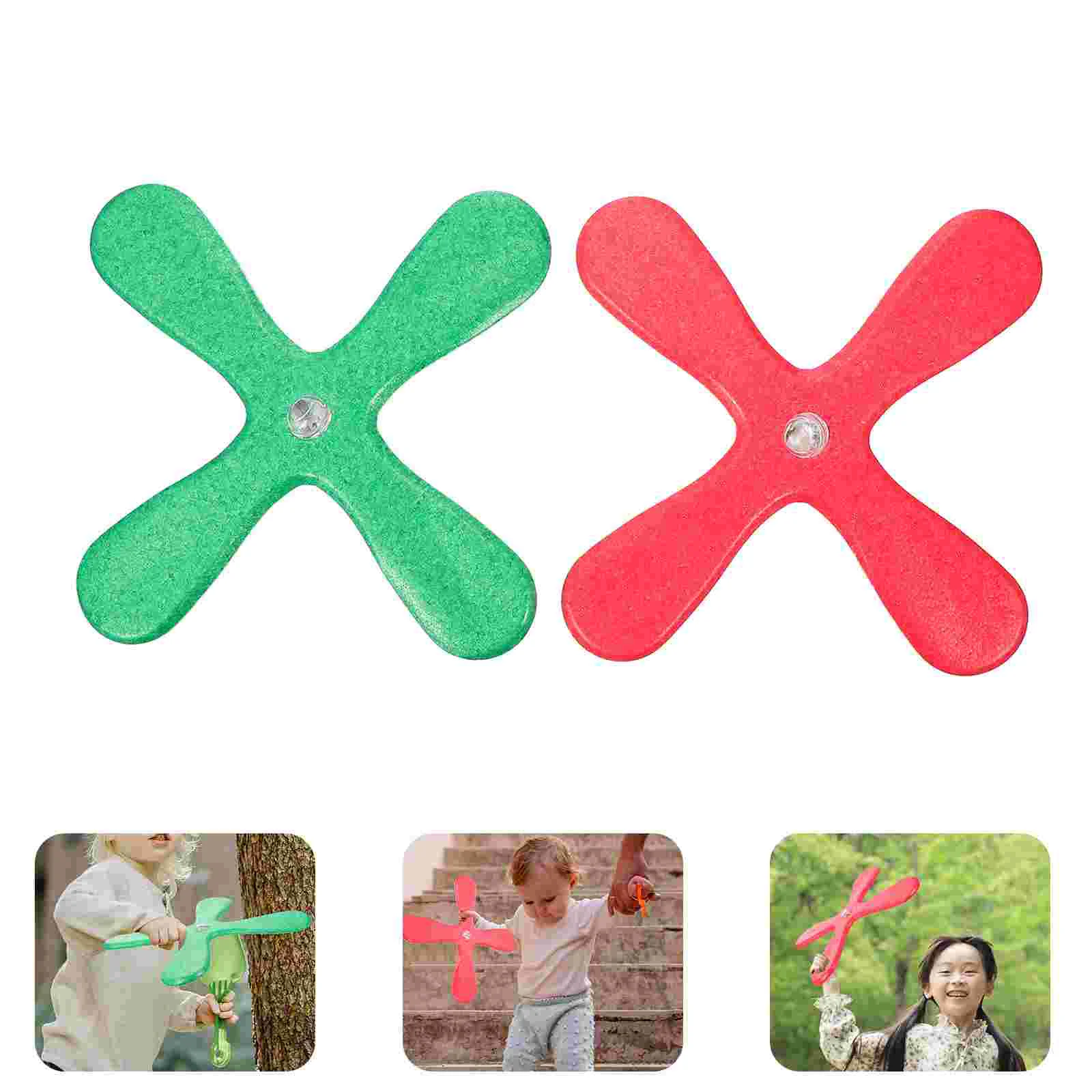 

2Pcs Luminous Boomerang Boomerang Funny Boomerang Party for Game Children Kids