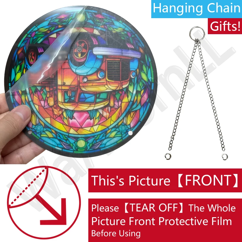 Ретро-окно акриловая доска винтажная домашняя настенная роспись Акриловая