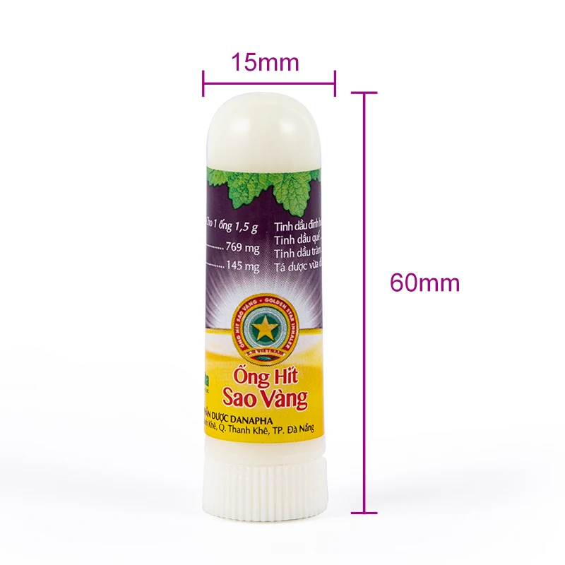 1 шт. Золотой Звездный Бальзам ментол освежающее Мятное охлаждающее масло для