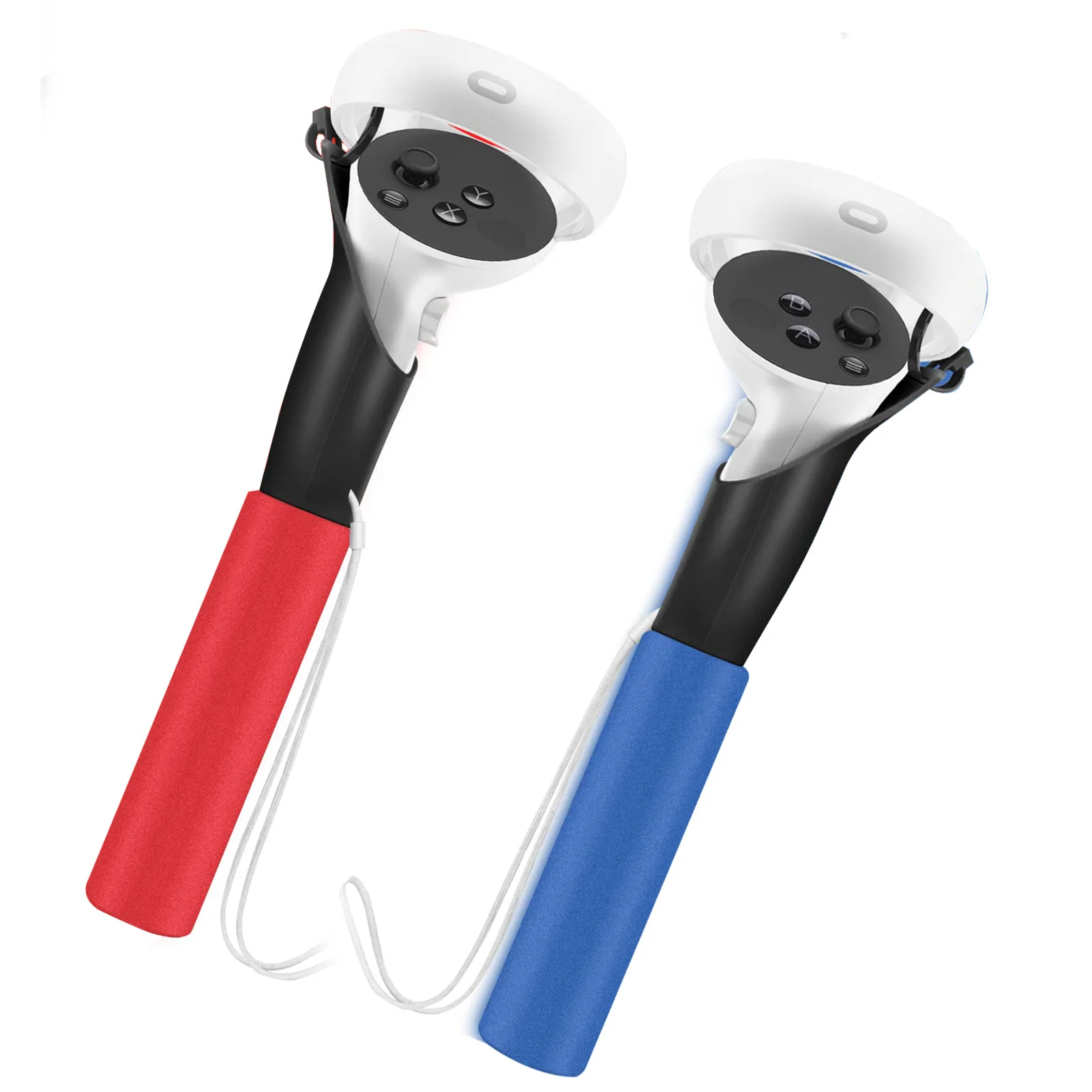 

Comfortable Extension Handles Dual Grips Lightsabers For Oculus Quest 2 Rift S Controller Playing Beat Saber Games Accessories