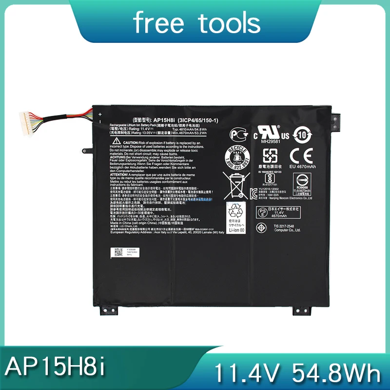 НОВЫЙ AP15H8I 11 4 В 54 8 Втч аккумулятор для ноутбука Acer Aspire One Cloudbook 14 AO1-431 3ICP4/65/150-1