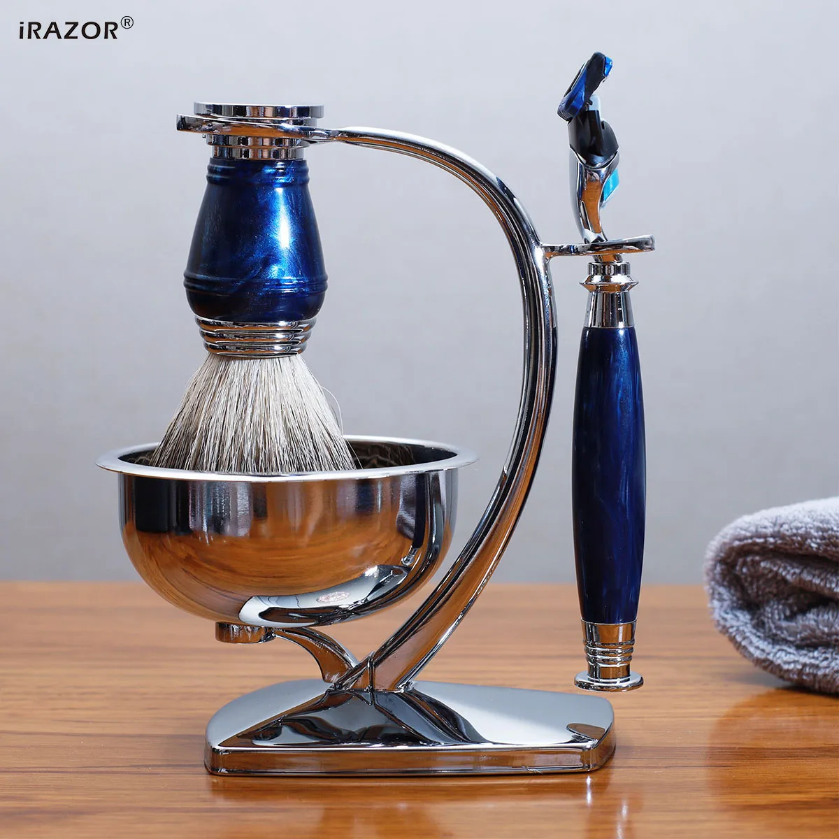 Набор для бритья iRAZOR мужчин 5-слойная бритва Fusion кисточка и чаша уникальный