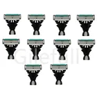 10 шт., безопасные бритвенные лезвия из нержавеющей стали