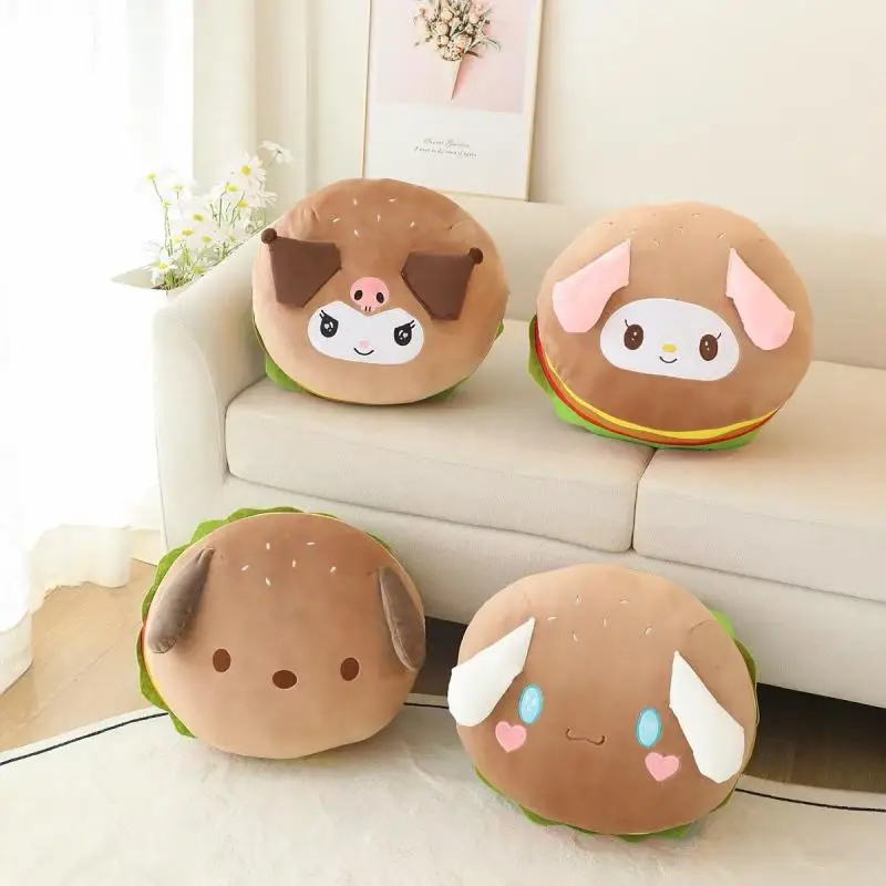 

Kawaii Sanrio Kuromi My Melody плюшевые игрушки подушка мультфильм аниме мягкая удобная подушка на спину Диван Декоративные игрушки подарки