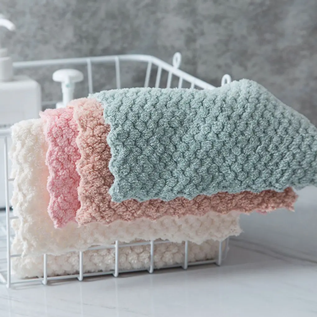 Лидер продаж! 4 шт. мягкие тряпки из микрофибры для кухни |