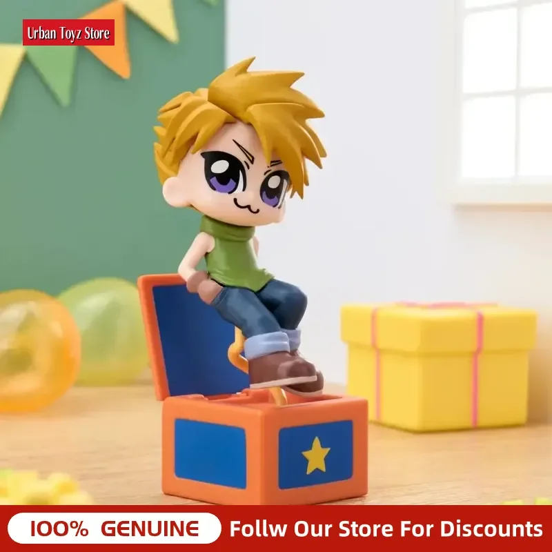 Фото Оригинальная фигурка Bandai Digimon Adventure Bn Q Blind Box, 9-11 см, коллаборация с Такэхито Окавой, ПВХ-фигурка, коллекционная игрушка Агумон №3