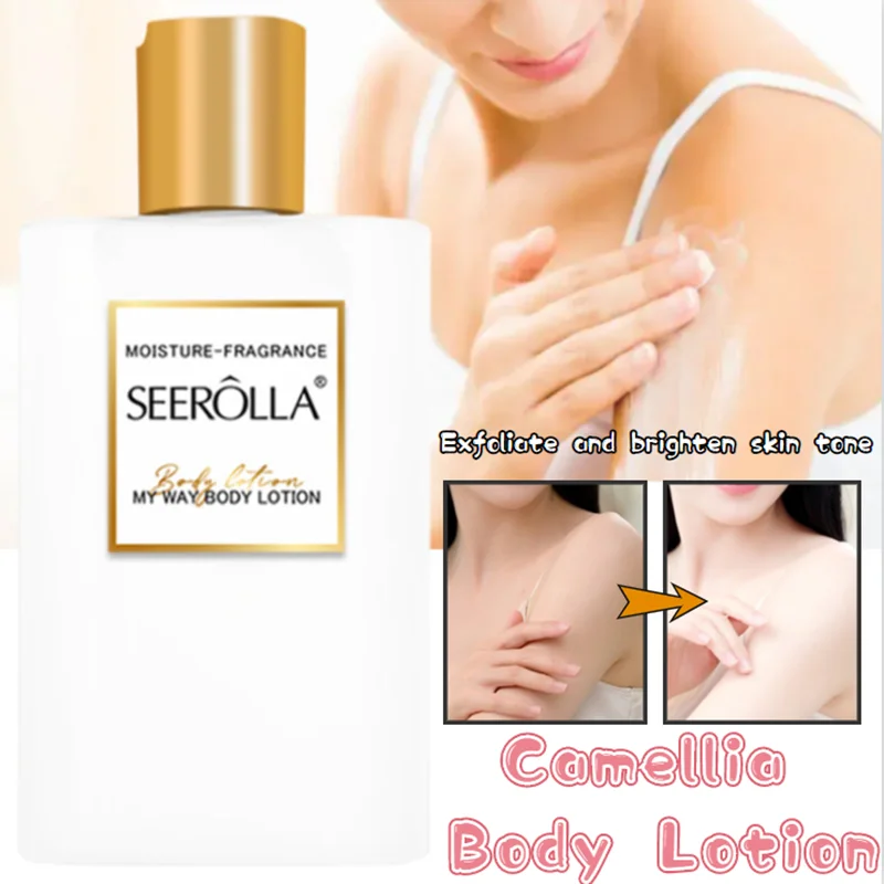 

200ml Camellia Body Lotion Refreshing and Non-greasy Hydrating Moisturizing Exfoliating Moisturizer Bodylotion Skin Whitening