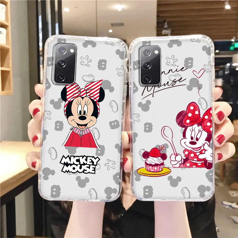 

Hot Mickey Minnie Couple Phone Case Samsung A73 A72 A71 A54 A53 A52 A51 A42 A33 A32 A23 A22 A21S A13 A04 A03 5G Transparent