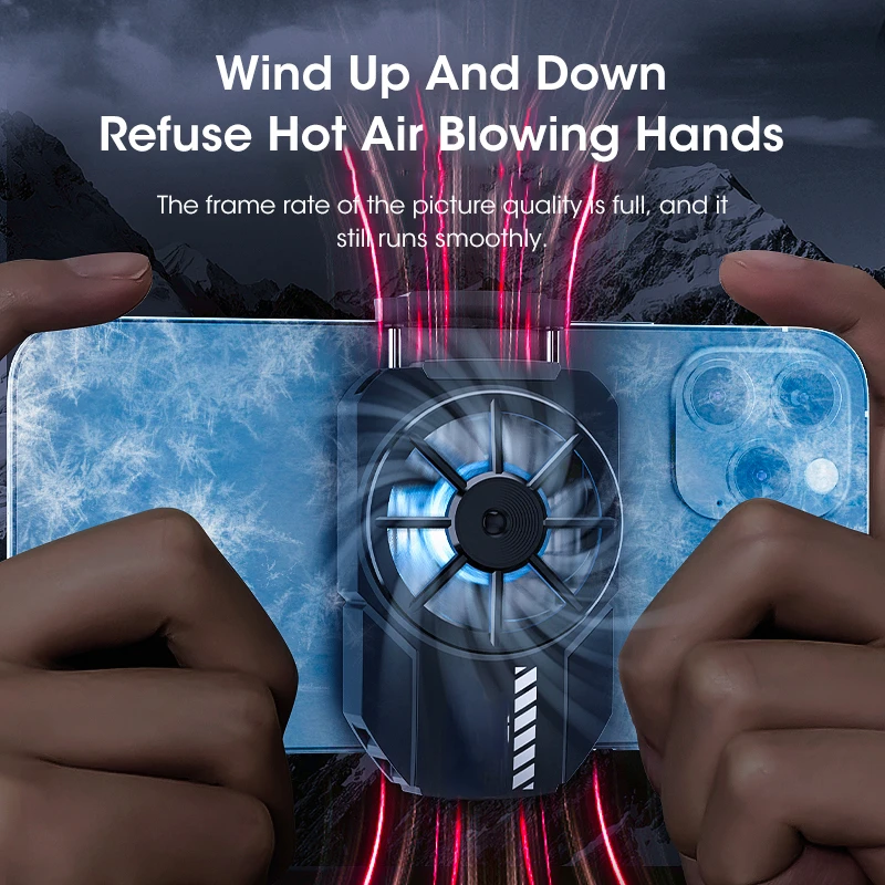 

New in Mobile Phone Radiator Phone Cooling Fan Case DLA2 3 For PUGB Phone Cooler Phone Cooling Fan Case Mobile Phone Cooler phon