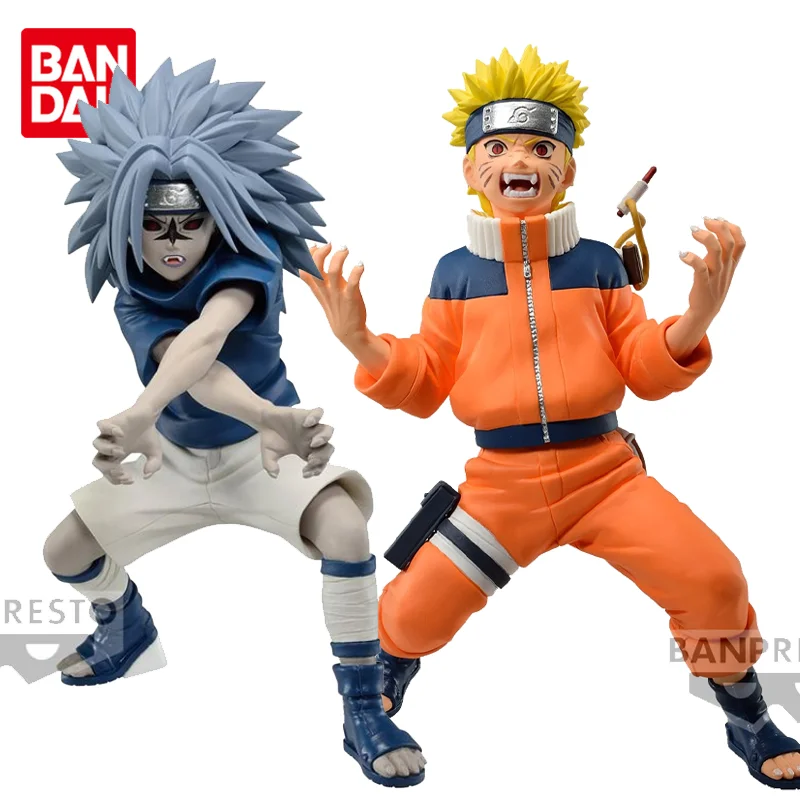 

Bandai Original Vibration Stars NARUTO Uchiha Sasuke Uzumaki Naruto Anime Action Figure Toys For Boys Girls Kids Birthday Gifts