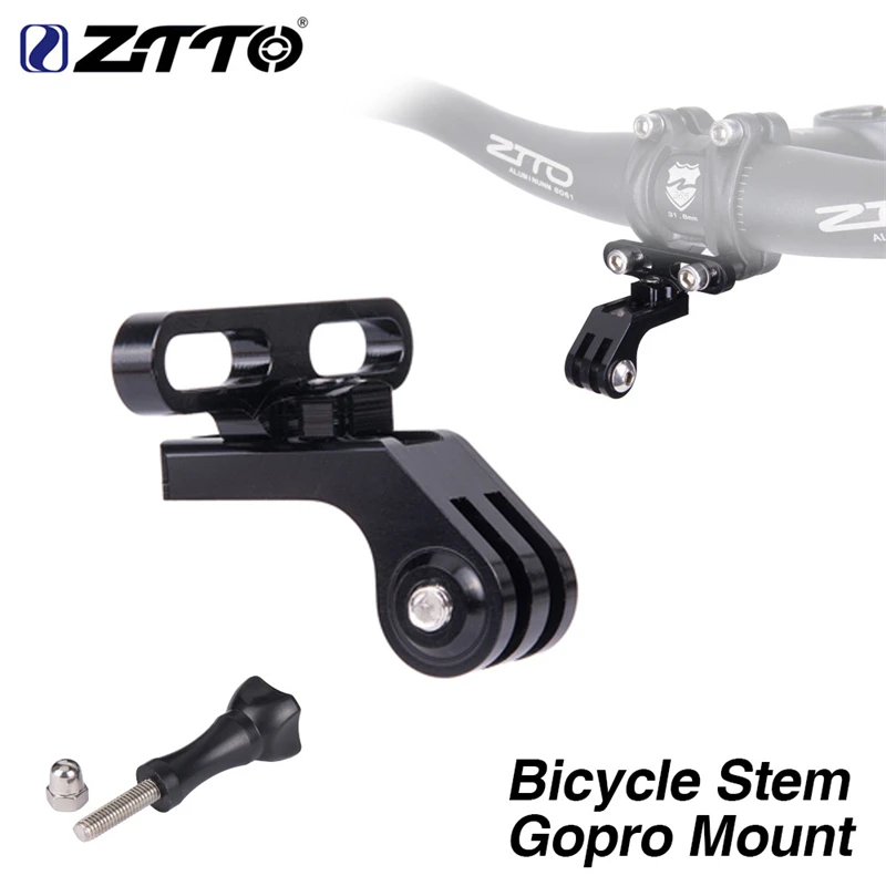 ZTTO Mountain Bike Stem Front Cover Gopro Mount EIEIO Camera Light Holder Bicycle Accessories