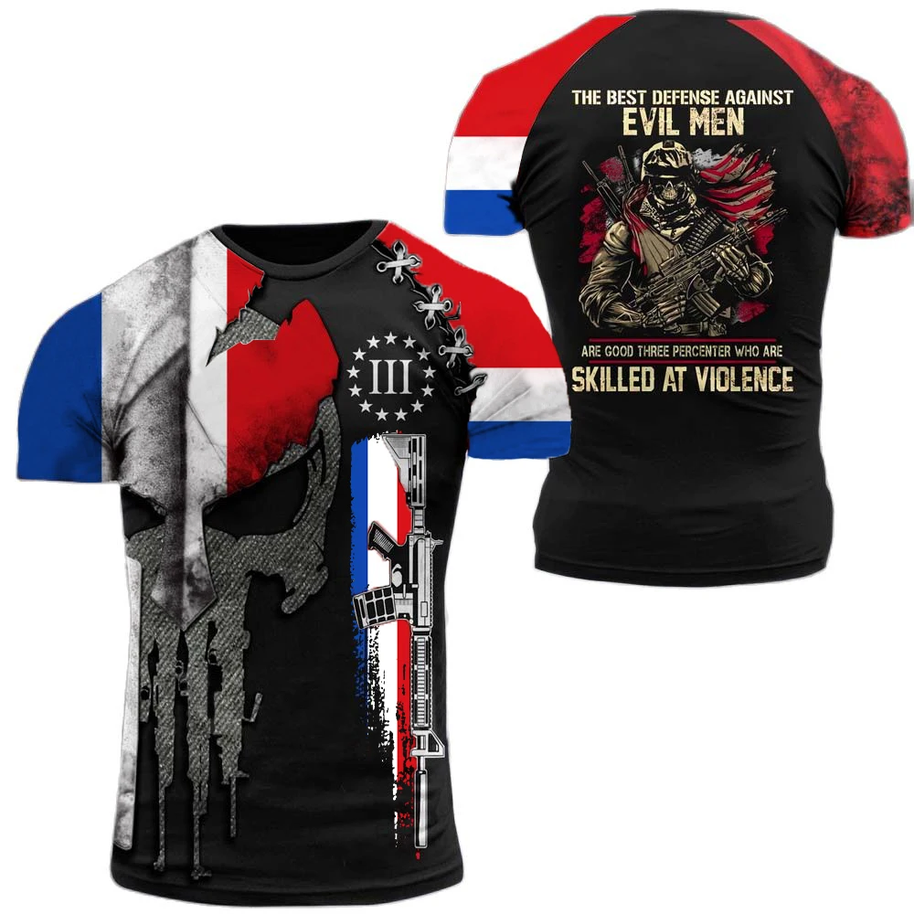 

Футболка мужская оверсайз с коротким рукавом и круглым вырезом, с принтом