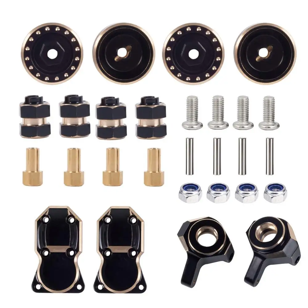 

Латунная крышка для электрофореза, противовес рулевой стакан, металлические аксессуары, совместимые с радиоуправляемым автомобилем 1/24 Axial Scx24