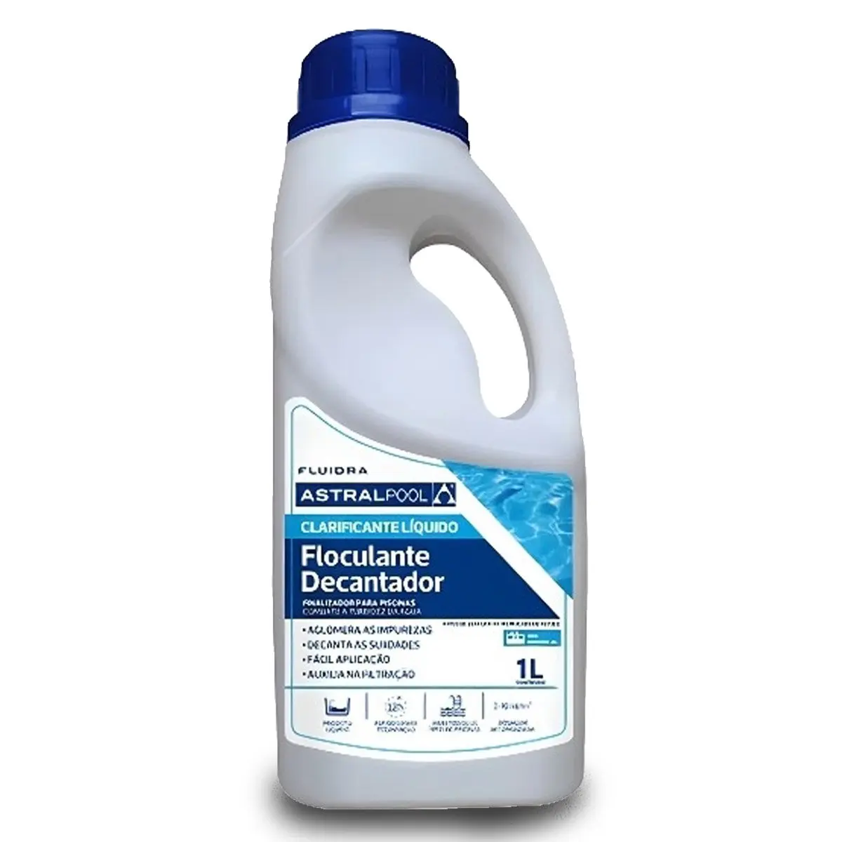 Жидкий очиститель для бассейна объемом 1 литр