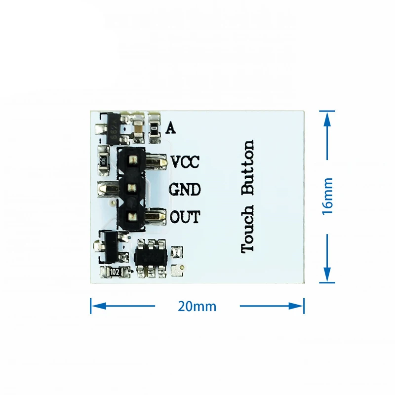 1/2 ~ 100/200 шт. емкостный сенсорный модуль 2 7 в-6 в