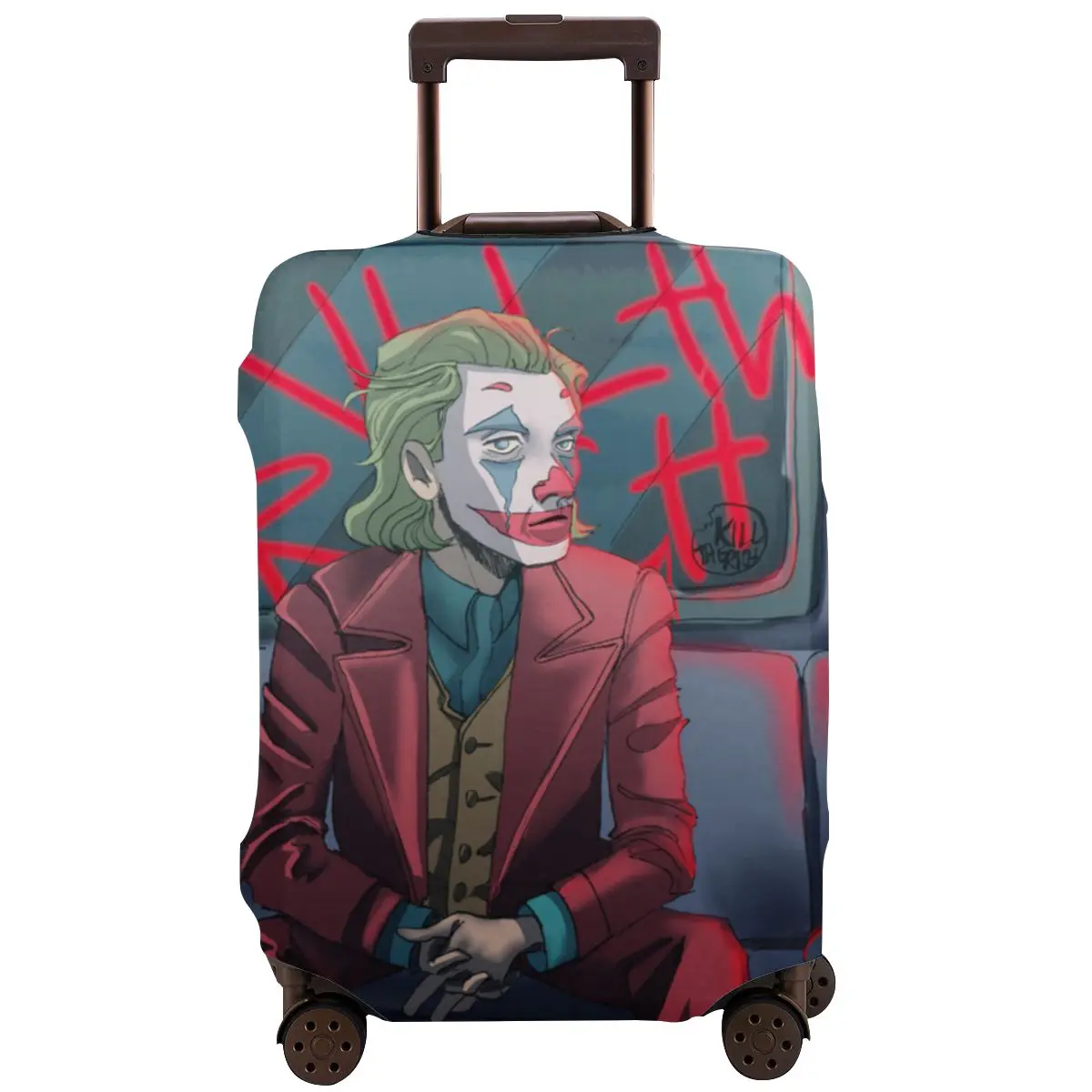 

Joaquin Joker Arthur Fleck In The Subway Travel Washable Luggage Protective Cover Luggage Protective Case Thick Dust Cover