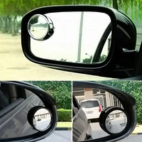 360 degree hd blind spot mirror adjustable car rearview convex mirror for car reverse wide angle vehicle parking rimless mirrors