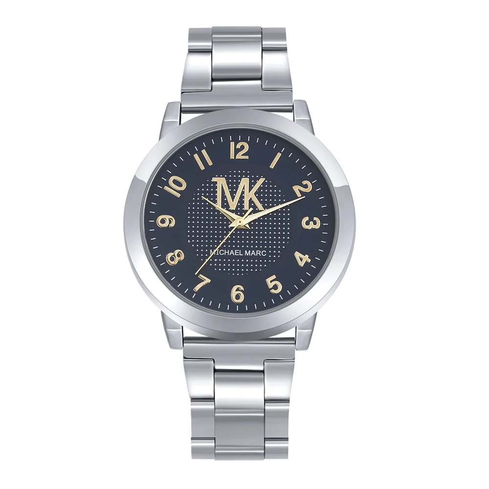

Часы наручные TVK Мужские кварцевые, люксовые брендовые Серебристые водонепроницаемые цифровые с бриллиантами из нержавеющей стали
