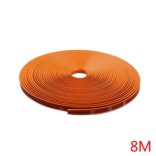 

Universal 8M Car Rim Protect Strip Wheel Edge Protector bright Matte car Wheel Sticker Tire Protection Care Covers Car Styling