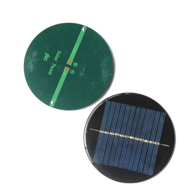 

Polysilicon 6V round solar panel, solar adhesive drop panel, solar circular lamp plate diameter of 90MM