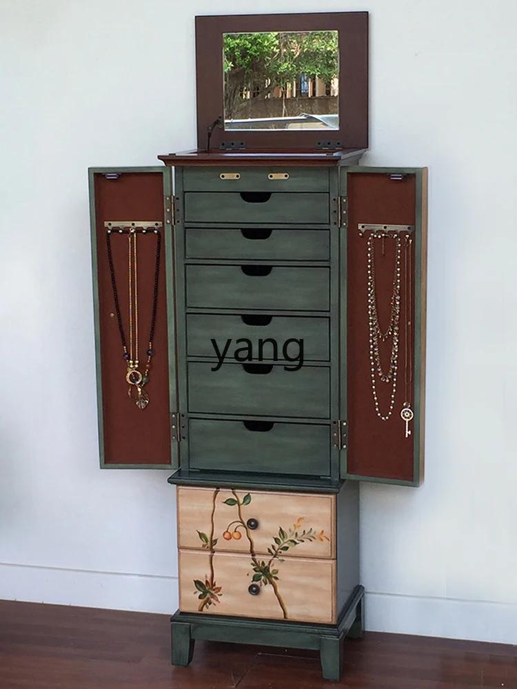 Yjq Средиземноморский окрашенный Ретро органайзер для хранения в маленькой