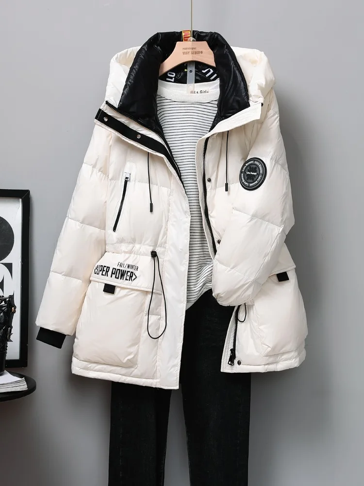 Women Down Jacket New Casual Style White Duck Down Jackets Autumn Winter Coats And Parkas Female Outwear
