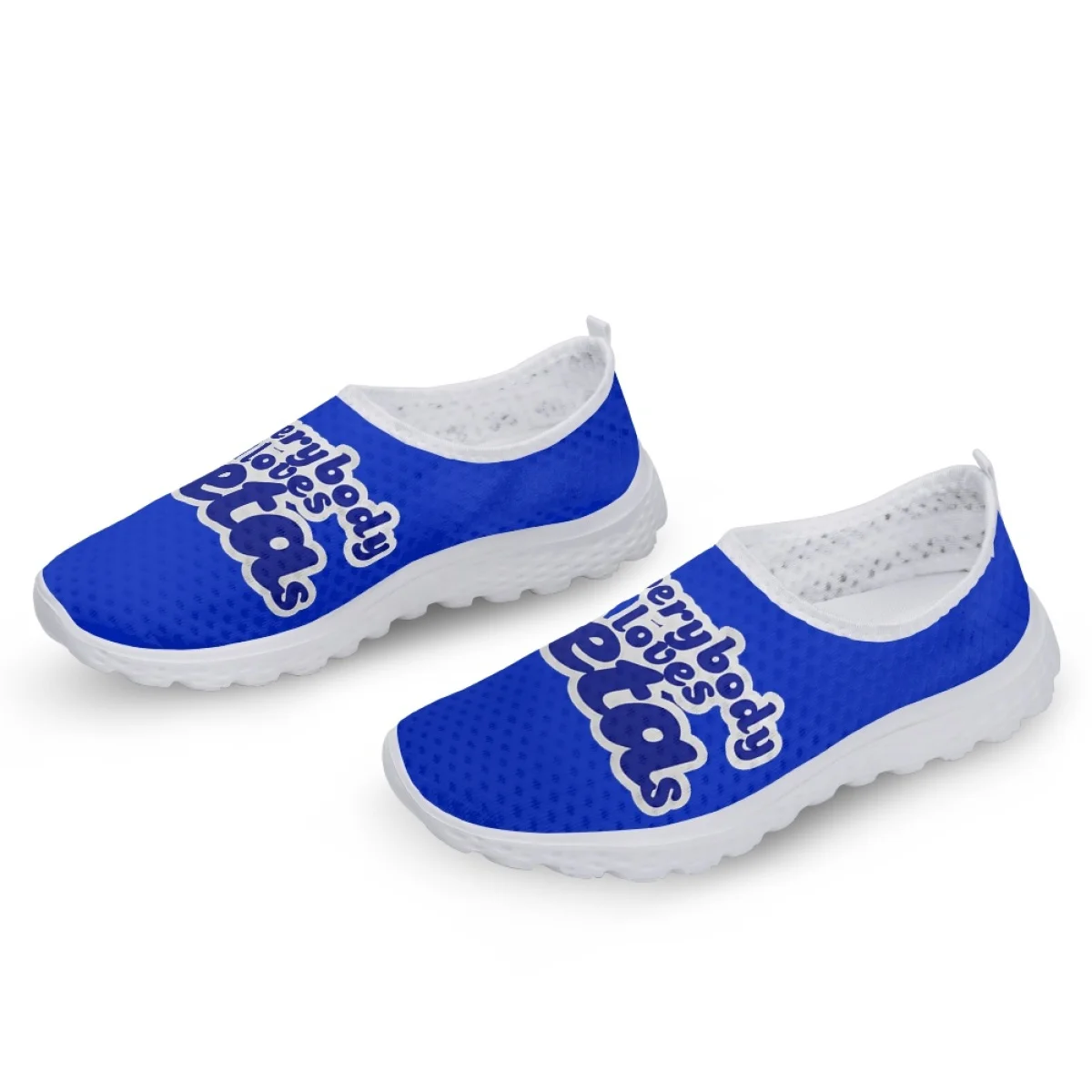 Nopersonality Leisure Flats Women Zeta Amicae Sneakers Breathable Mesh Running ShoesSorority Colors  Zapatillas Mujer Footwear