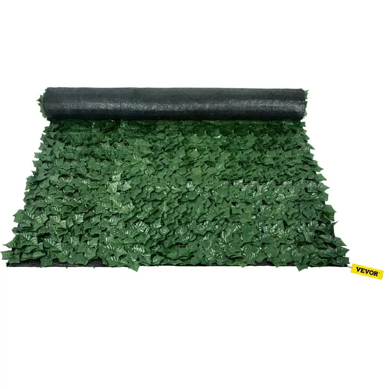 

VEVORbrand Artificial Ivy Privacy Fence Screen, 39"x178" Ivy Fence, PP Faux Ivy Leaf Artificial Hedges Fence, Faux Greenery Outd