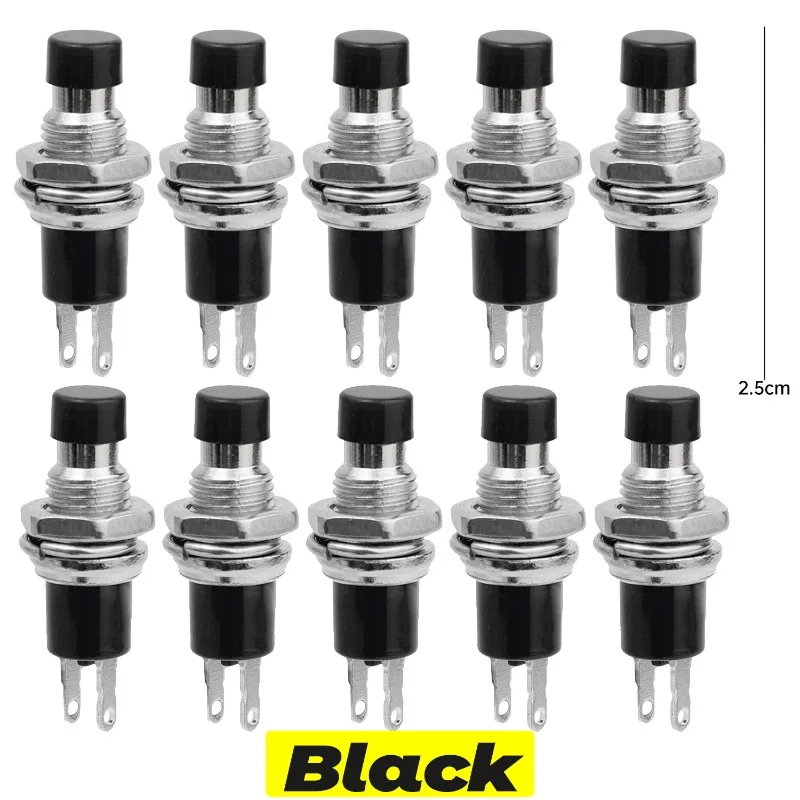 

7 мм мгновенный кнопочный переключатель, мини-кнопочные переключатели, сброс, блокировка бега, бесплатный переключатель, предварительно припаянные кнопки нормального открытого света