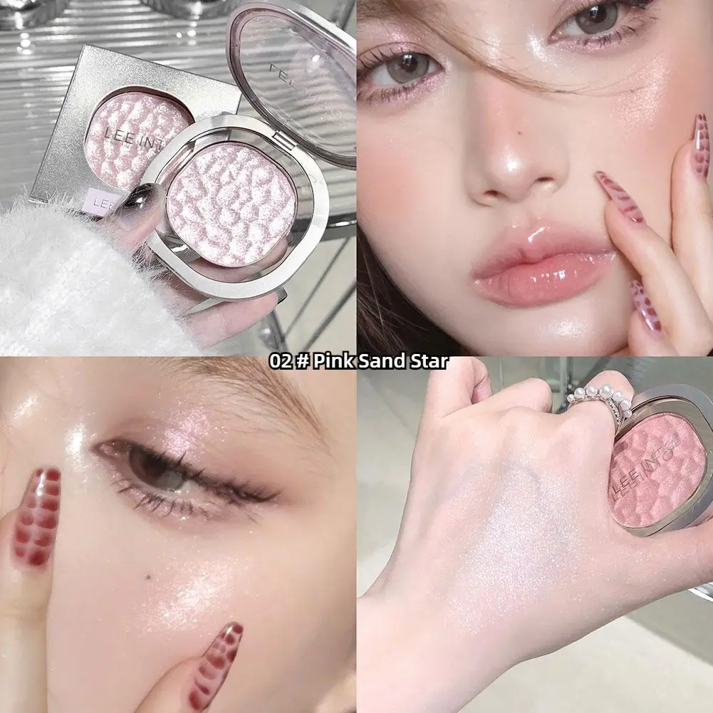 Хайлайтер пудра палитра Блестящий Алмазный мерцающий хайлайтер водостойкий