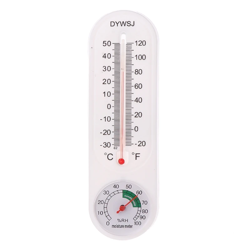 

29EF Indoor Outdoor Wall Hung Thermometer Hygrometer Garden Office Temperature Logger