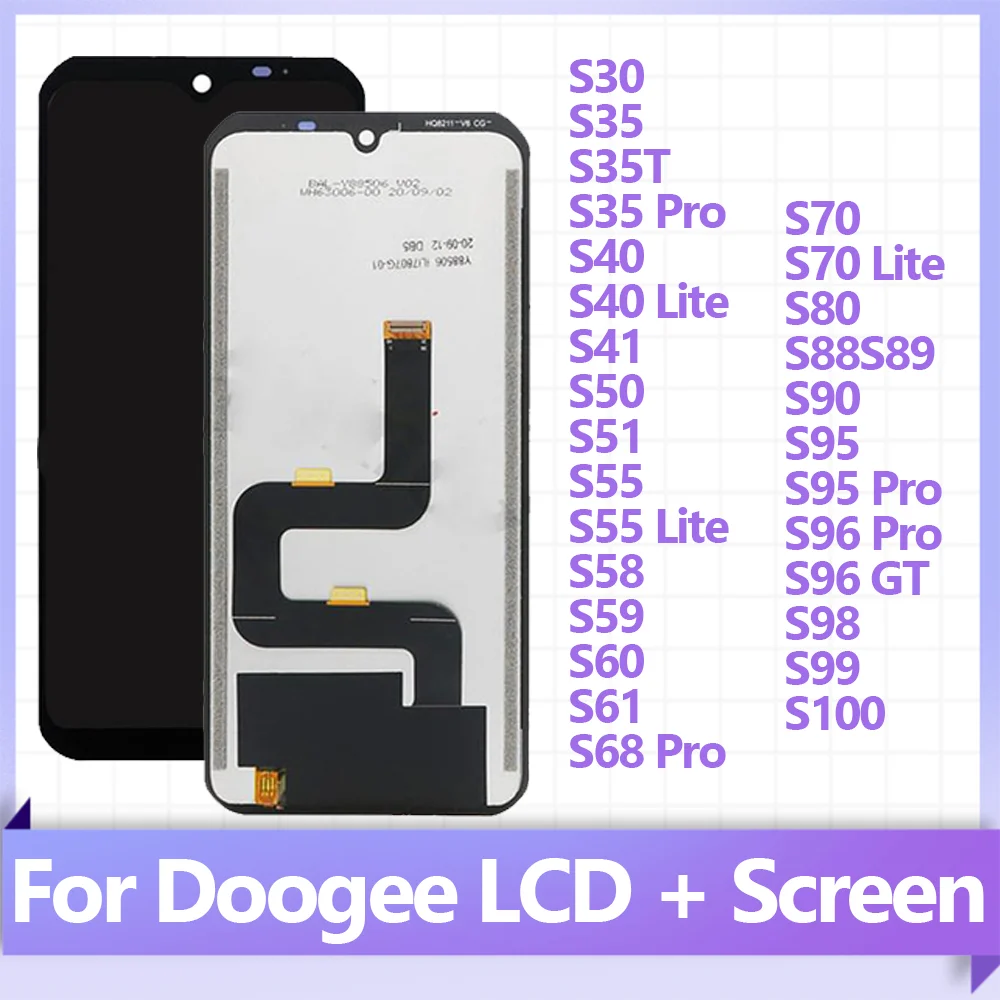 Для DOOGEE S30 S40PRO S55 ЖК-дисплей + кодирующий преобразователь сенсорного экрана в